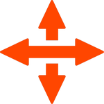 horizontal arrow