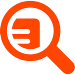 transparency search in document magnifying glass